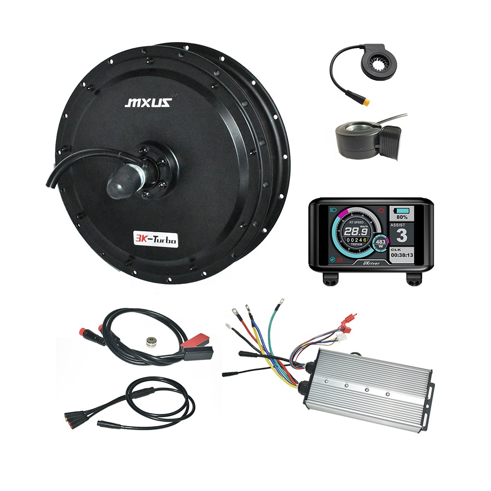 Ebike Conversion Kit 72V 3000W - MXUS Elektrofahrrad 135 mm Motorrad 72