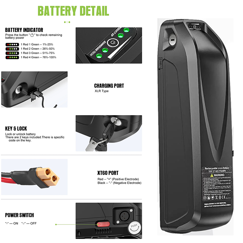 Ebike Conversion Kit 72V 3000W - 72V E-Bike-Akku 3000W 60Ah Elektrofahrrad-Akku 48V