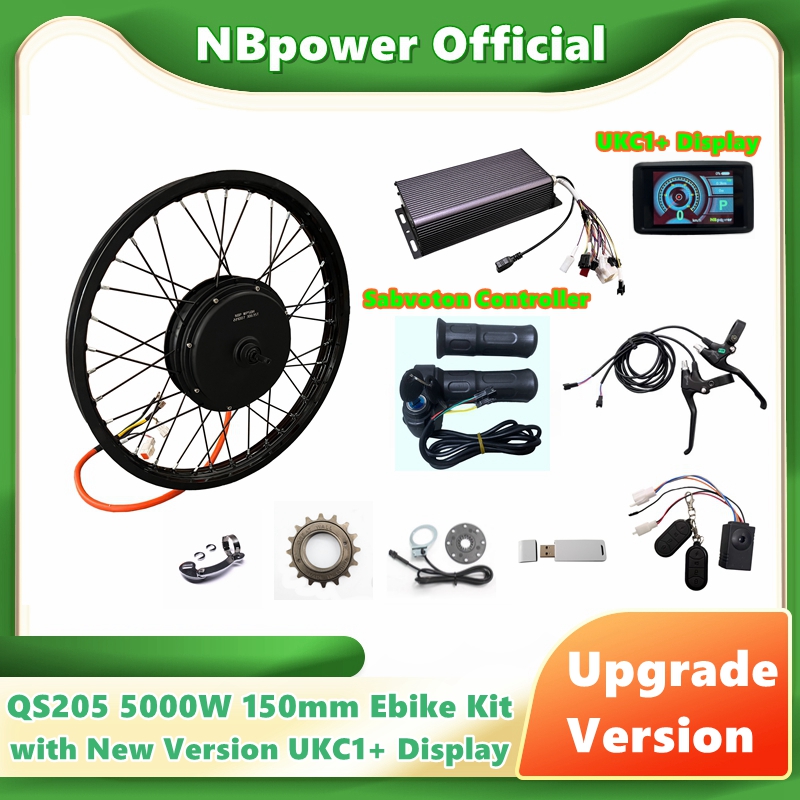 72V 5000W Hub Motor Kit - NBpower/QS205 5000 W V3 150 mm