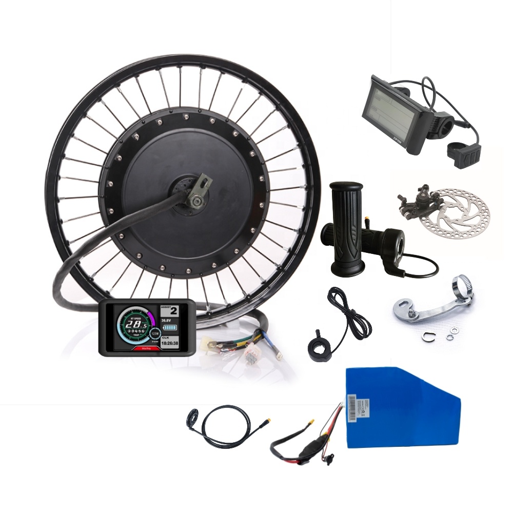 Großes Drehmoment Elektro-Fahr – 72V 5000W Hub Motor Kit Bewertung und Preis