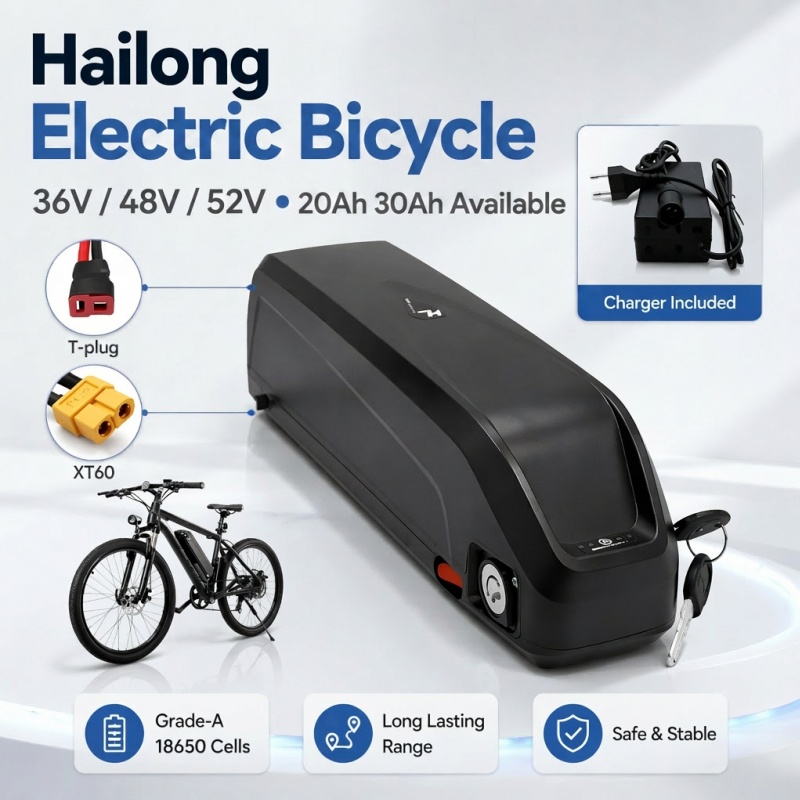 Multi-Größen E-Bike Akku Hailo – Ebike Battery 48V 20Ah Hailong Bewertung und Preis