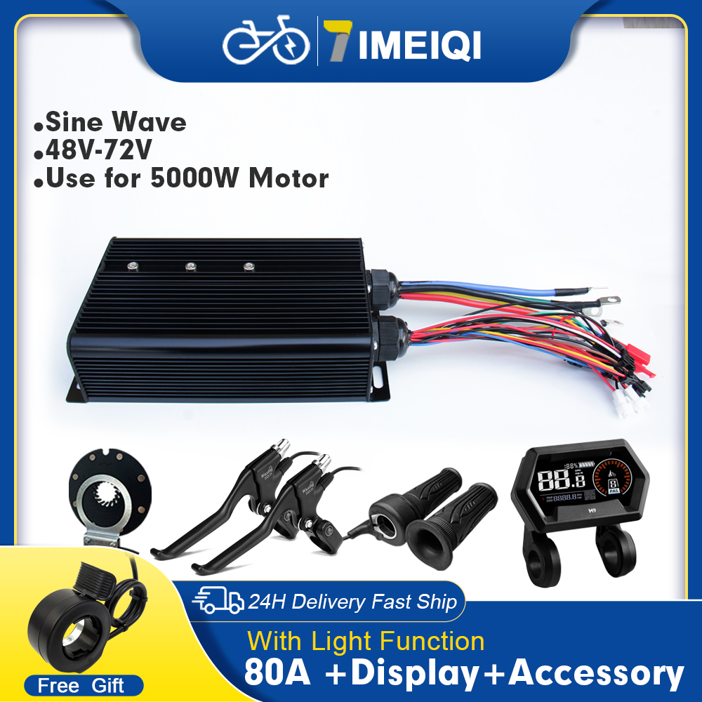 E-Bike Sinuswellen-Controller  – Sine Wave Controller 48V 72V 80A Bewertung und Preis
