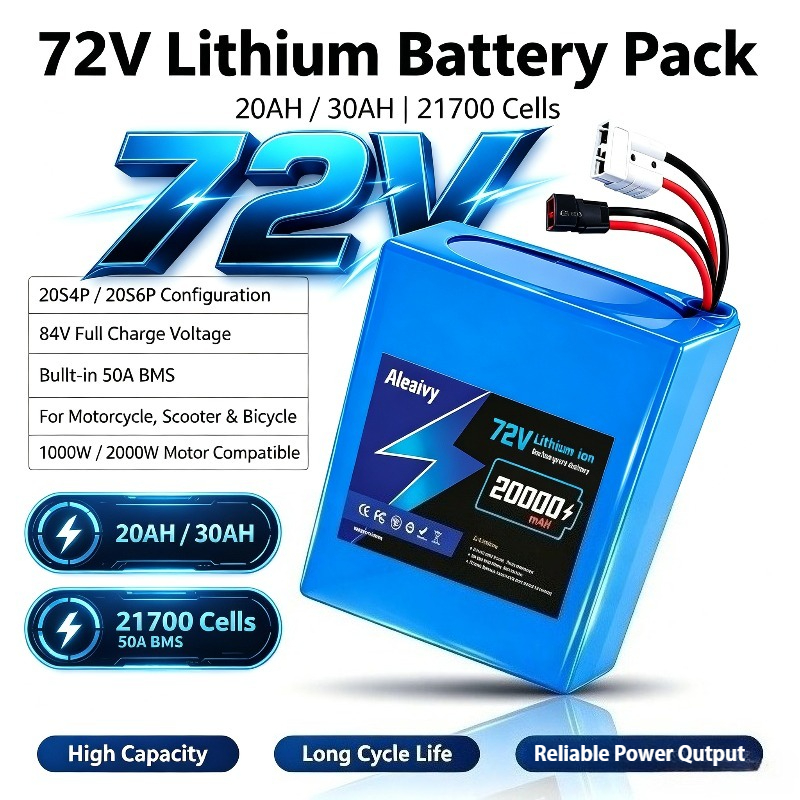 72V Akku 20S4P 20AH 20S6P 30AH – Electric Bicycle Battery 72V 30Ah Bewertung und Preis