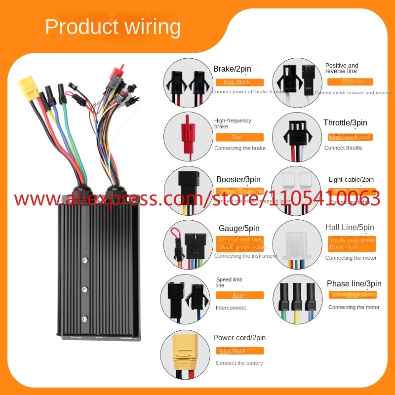 3000W 5000W Elektrofahrzeug-St – Sine Wave Controller 48V 72V 80A Bewertung und Preis